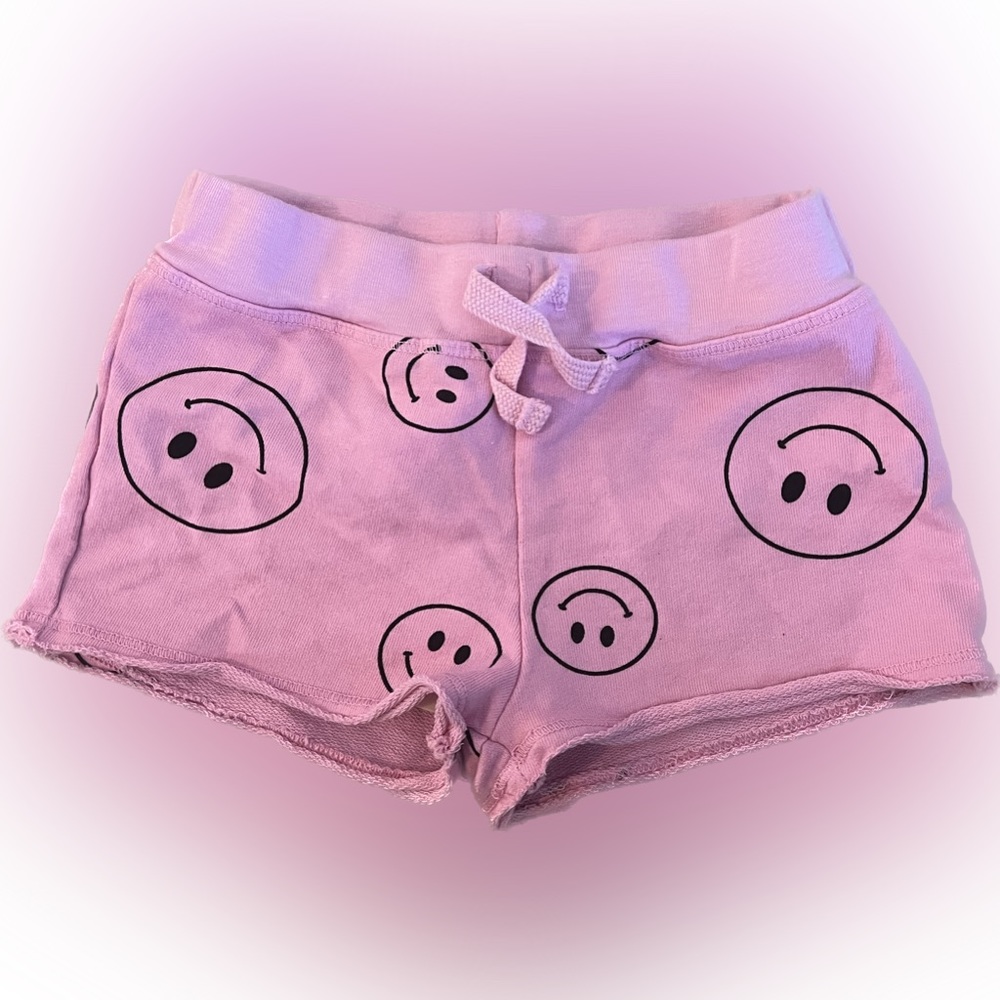 NWT Cozii Smiley Face Shorts Size 6